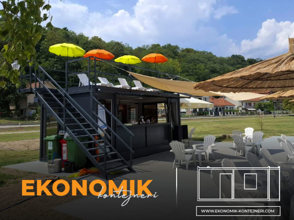 montažni kontejner za kafić